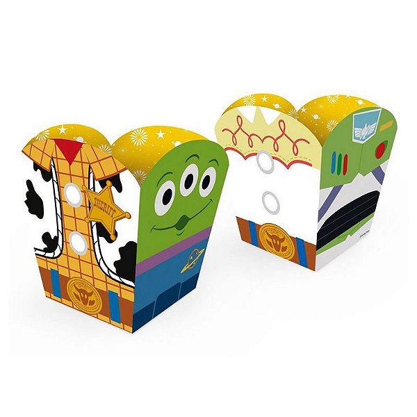 Cachepot de Papel - Toy Story - 4 unidades - Disney Original - Rizzo