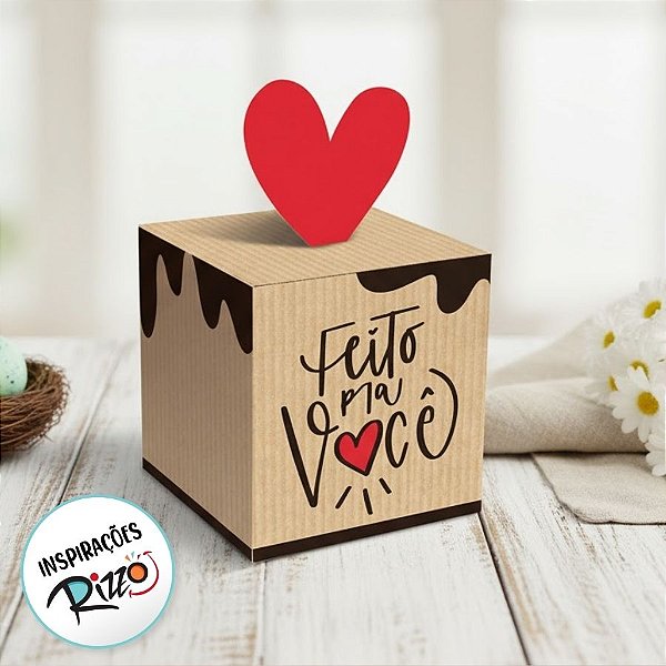 Caixa Pop Up Pop Kraft Doçura - 10 unidades - Cromus - Rizzo Embalagens