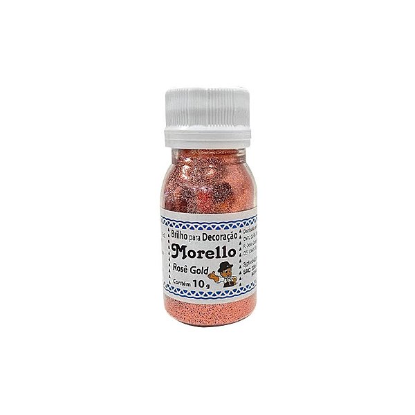 Glitter Decorativo - Rose Gold - 10g - 1 UN - Rizzo