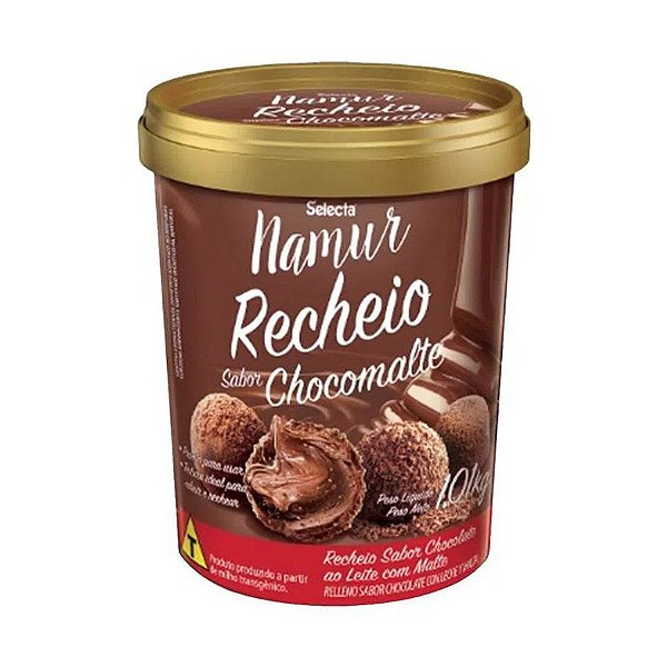 Recheio Sabor Chocolate com Malte 1,01kg Namur - 01 unidade - Selecta - Rizzo