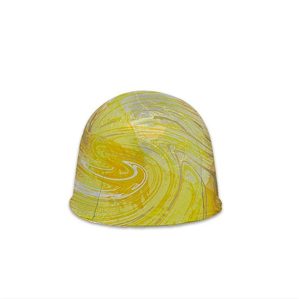 Papel Chumbo 8x7,8cm - Marmorizado Amarelo - 300 folhas - Cromus