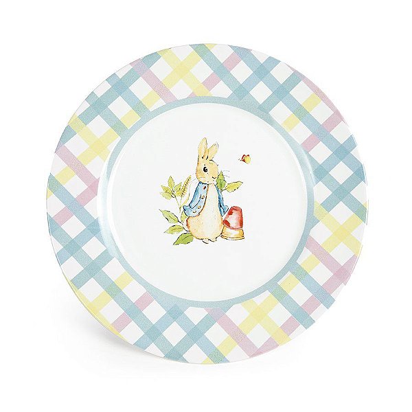 Prato Raso Páscoa Infantil Peter Rabbit - 1 unidade - Cromus - Rizzo