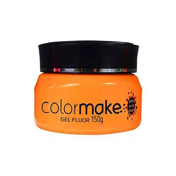 Gel Fluorescente Laranja 150g - 1 unidade - ColorMake - Rizzo Embalagens