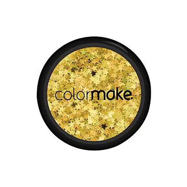 Glitter Shine Estrela Ouro 2g - 1 unidade - ColorMake - Rizzo Embalagens