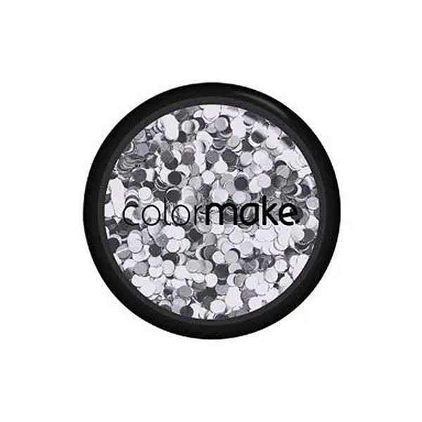 Glitter Shine Ponto Prata 2g - 1 unidade - ColorMake - Rizzo Embalagens