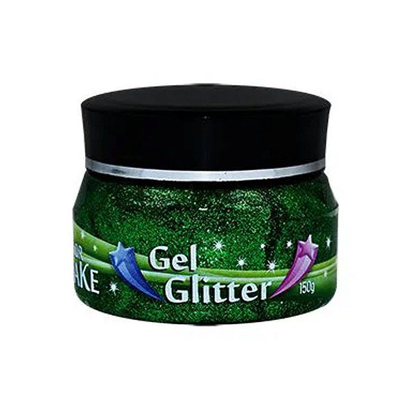 Gel Glitter Pote 150g Verde 150g - 1 unidade - ColorMake - Rizzo Embalagens