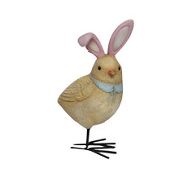 Pintinho Orelhas Coelho Rosa - 1 unidade - Rizzo Embalagens