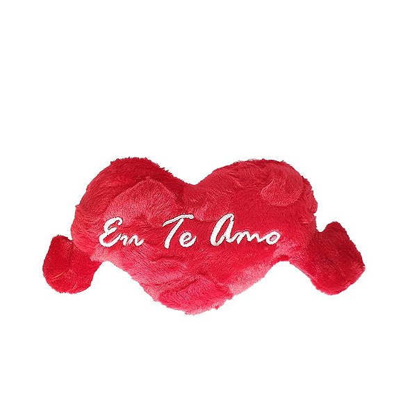 Almofada Coração - Eu te Amo - Modelo 2 - G - 1 unidade - Fizzy - Rizzo