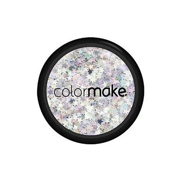 Glitter Shine Estrela Prata 2g - 1 unidade - ColorMake - Rizzo Embalagens