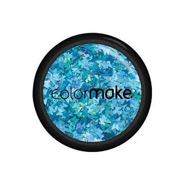 Glitter Shine Borboleta Azul Turquesa 2 g - 1 unidade - ColorMake - Rizzo Embalagens