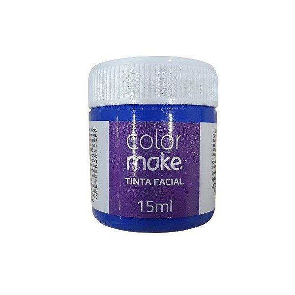 Tinta Facial Líquida Azul 15 mL - 1 unidade - ColorMake - Rizzo