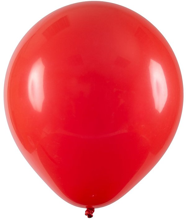 Balão de Festa Redondo Big Balão 250" - Vermelho - 01 Unidade - Art-Latex - Rizzo