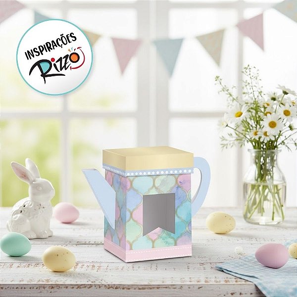 Caixa Bule Páscoa - 4 Unidades - Cromus - Rizzo Embalagens