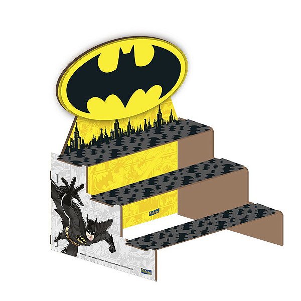 Escada Para Doces MDF Batman Geek - 1 Unidade - Festcolor - Rizzo