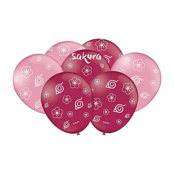 Balão Especial 9'' Sakura - 25 Unidades - Festcolor -  Rizzo Embalagens