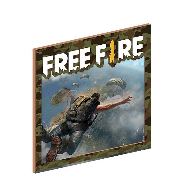Quadro Decorativo MDF Free Fire - 1 Unidade - Festcolor - Rizzo