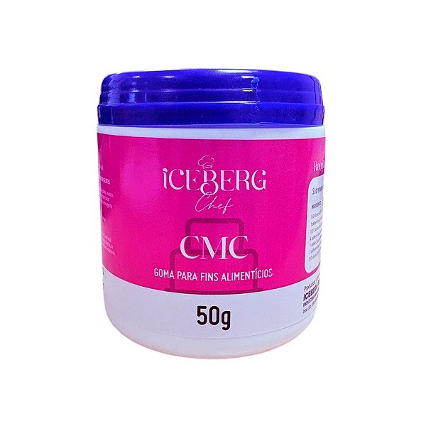 Carboximetil Celulose CMC - 50g - 1 Unidade - Iceberg -