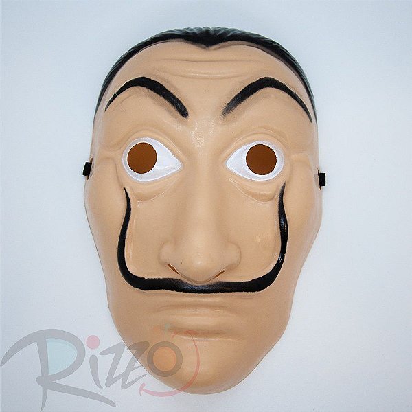 Máscara de Carnaval - La Casa de Papel - Mod:164 - 01 unidade - Rizzo Embalagens