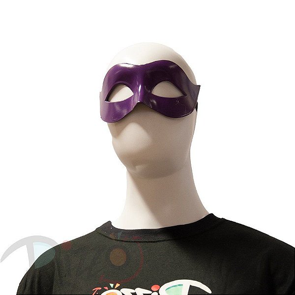 Máscara de Carnaval Veneziana - Ref:H17 - Roxo - 01 unidade - Rizzo