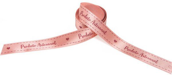 Fita de Cetim Produto Artesanal Rosa Nude ECF005D 240 Progresso Rizzo