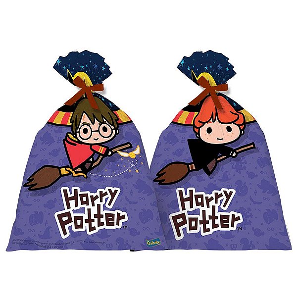 Sacolinha Surpresa Festa Harry Potter Kids - 8 unidades - Festcolor - Rizzo Festas