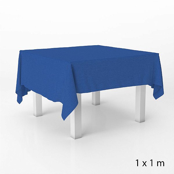 Toalha de Mesa em TNT - 1 x 1 metro - Azul Escuro - 5 unidades - Best Fest - Rizzo