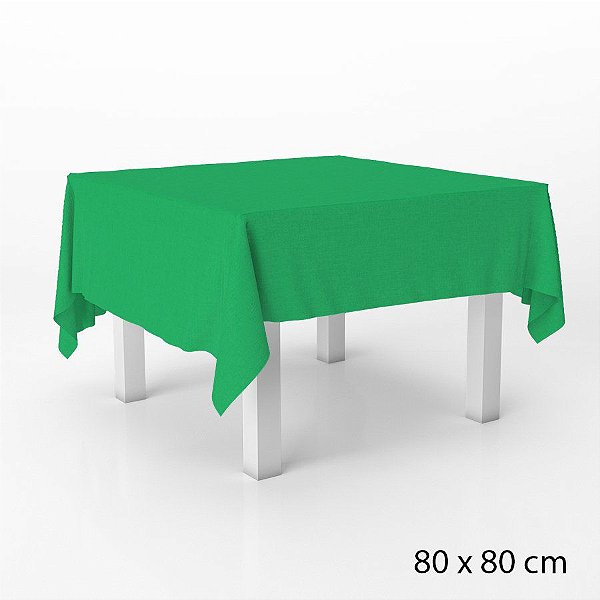 Toalha Cobre Mancha em TNT - 80 x 80 cm - Verde Bandeira - 5 unidades - Best Fest - Rizzo