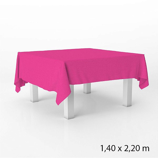 Toalha de Mesa em TNT - 140 x 220 cm - Rosa Pink - 1 unidade - Best Fest -  Rizzo Embalagens - Rizzo Embalagens