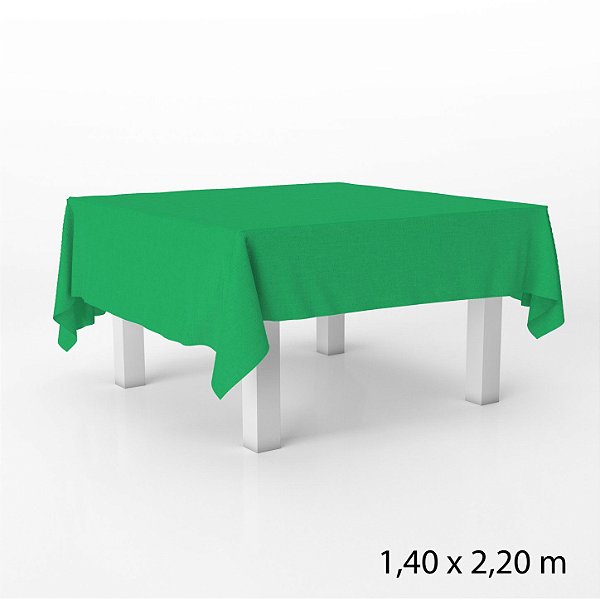 Toalha de Mesa em TNT - 140 x 220 cm - Verde Bandeira - 1 unidade - Best Fest - Rizzo