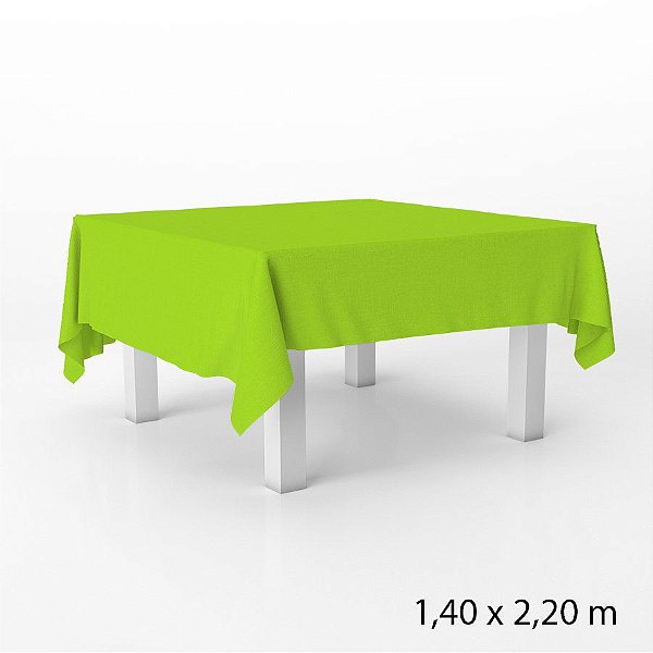 Toalha de Mesa em TNT - 140 x 220 cm - Verde Limão - 1 unidade - Best Fest - Rizzo