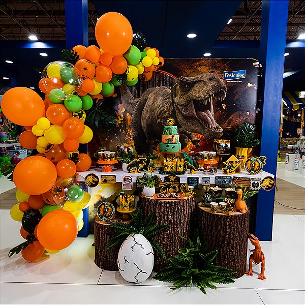 Faixa Decorativa - Festa Jurassic World 3   - 1 unidade - Festcolor - Rizzo