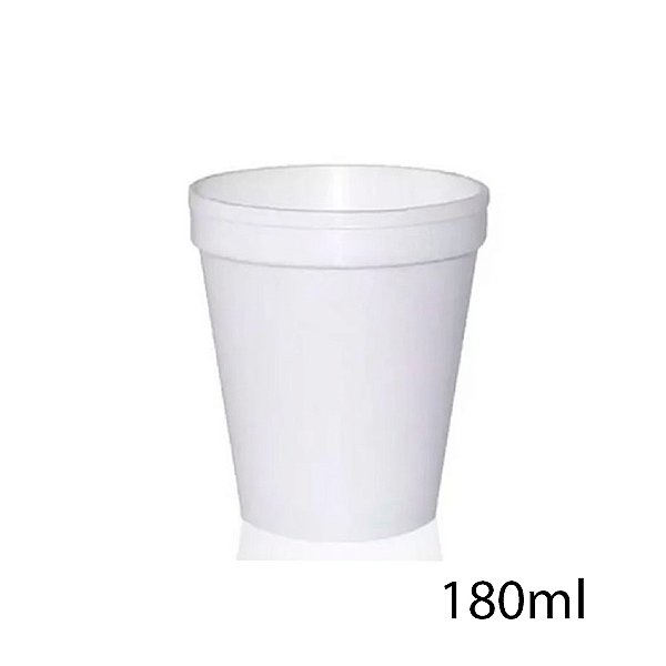 Copo de Isopor 180 mL - 20 unidades - Total Plast - Rizzo