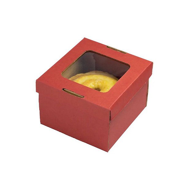 Caixa De Transportes Para Bolo G - Vermelha - 1 unidade - Sulformas - Rizzo Embalagens