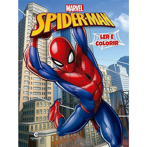 Livro Gigante Para Colorir - Homem-Aranha - 1 unidade - Marvel - Rizzo Embalagens