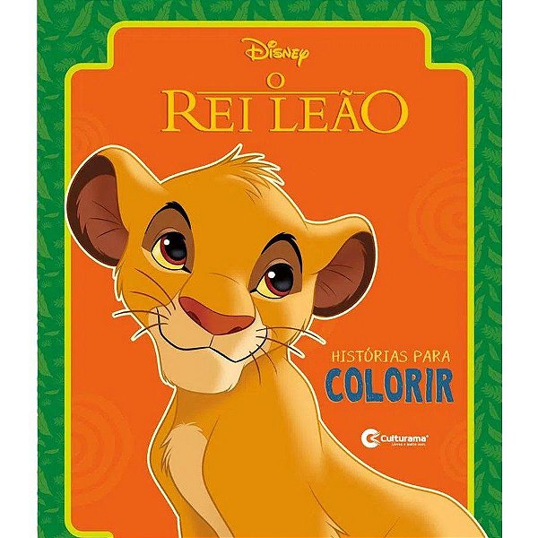 Livro ilustrado Para Colorir - O Rei Leão  - 1 unidade - Disney - Rizzo Embalagens
