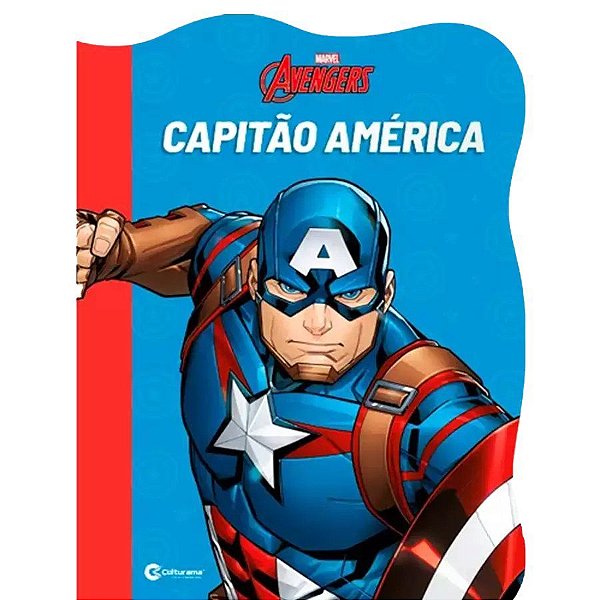 Livro ilustrado - Capitão América - 1 unidade - Marvel - Rizzo Embalagens