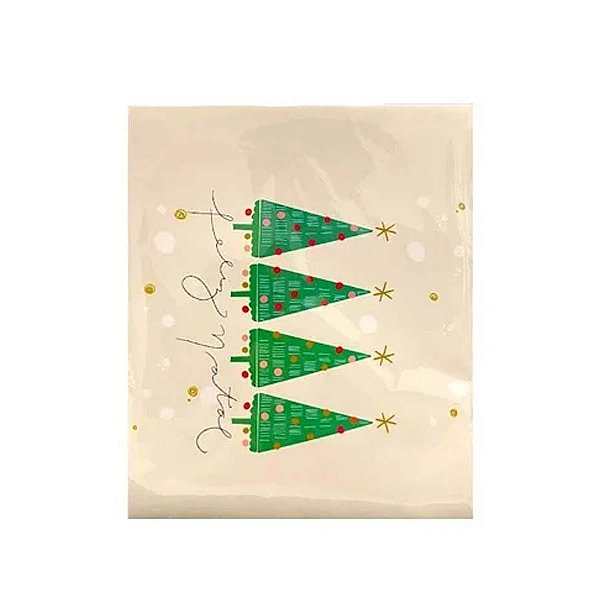 Tiras Natalinas - Árvore Feliz Natal - 5 Unidades - Rizzo Embalagens