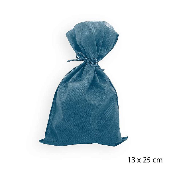 Saco para Surpresas em TNT - 13 x 25 cm - Azul Marinho - 10 unidades - Best Fest - Rizzo Embalagens