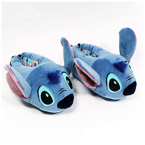 Pantufa Stitch M 36/38 - 1 Unidade - Zonacriativa - Rizzo Embalagens