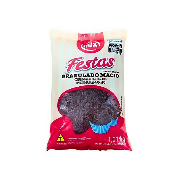 Granulado Macio Sabor Chocolate 1,01kg - 1 unidade - Mix - Rizzo