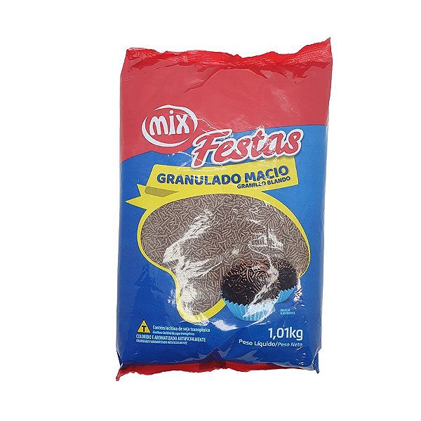 Granulado Macio Sabor Chocolate 1,01kg - 1 unidade - Mix - Rizzo