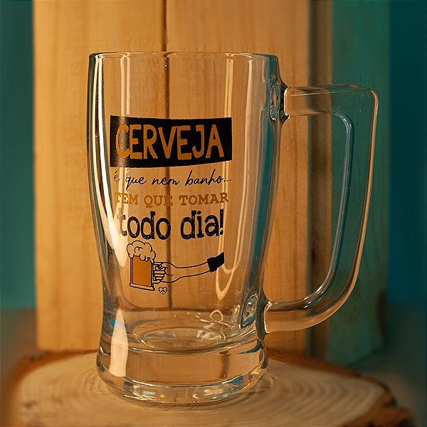 Caneca de Cerveja Happy Beer - 340ml - Todo Dia! - 1 unidade - Allmix - Rizzo - Rizzo Embalagens Caneca de Cerveja Happy Beer - 340ml - Todo Dia! - 1 unidade - Allmix - Rizzo - Rizzo Embalagens