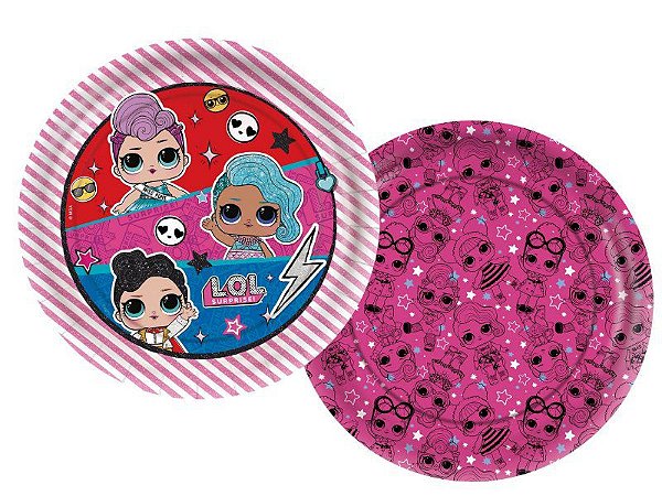Prato de Papel - LOL Surprise - 12 UN - Regina - Rizzo