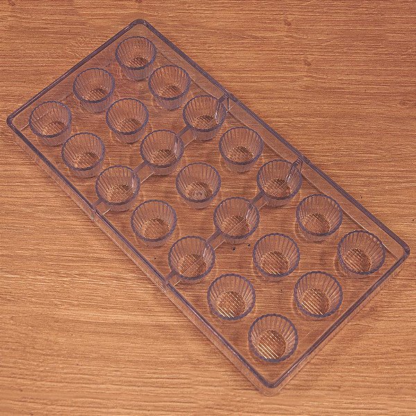 Forma De Policarbonato - Choco Cupcakes 27,5x13,5x2,5 - 1 unidade - CromusAllonsy - Rizzo Embalagens