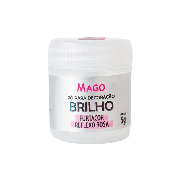Pó para Decoração Furtacor Reflexo Rosa 5g - 1 unidade - Mago