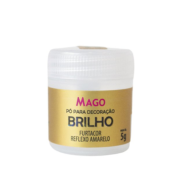 Pó para Decoração Furtacor Reflexo Amarelo 5g - 1 unidade - Mago - Rizzo