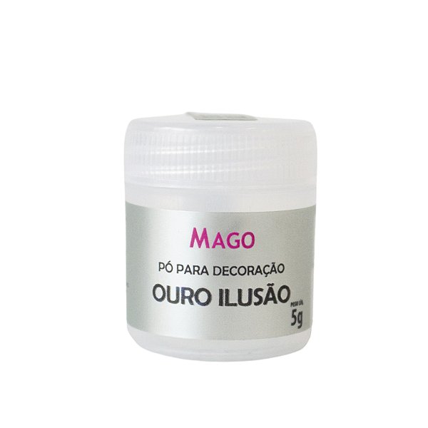 Pó para Decoração Ouro Ilusão 5g - 1 Unidade - Mago - Rizzo