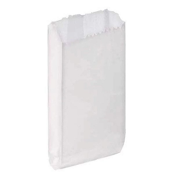 Saco de Papel Branco 14,5 cm - 1 Unidade - Ultrafest - Rizzo Embalagens