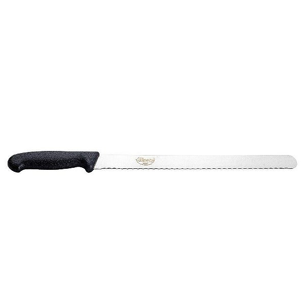 Faca Serrilhada 12" - 7 Mm 44,2x3,5x2,5 Cm Lamina 30,4 Cm - 1 unidade - Cromus Linha Profissional Allonsy - Rizzo