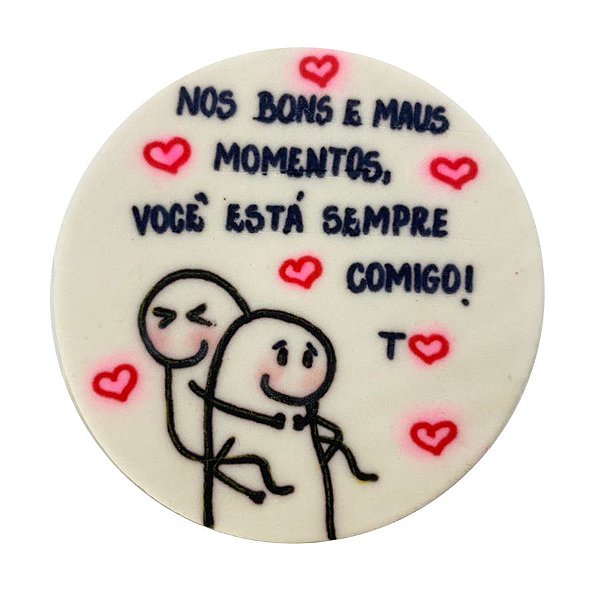 Confeitos De Açúcar - Flork Nos Bons E Maus Momentos - 9,5cm Ø - Cod. FLK0020 - 1 unidade - Rizzo